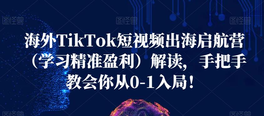海外TikTok短视频出海启航营（学习精准盈利）解读，手把手教会你从0-1入局！-靠谱项目库