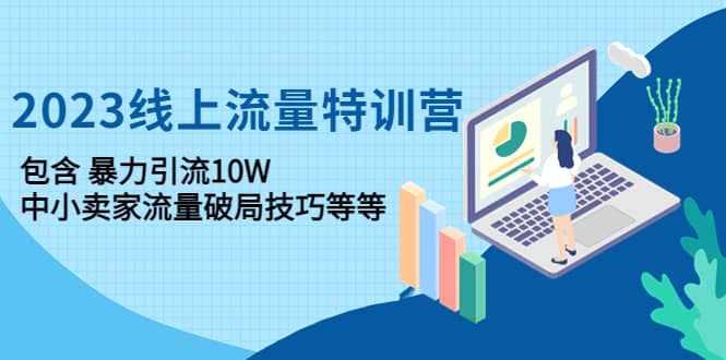 2023线上流量特训营：中小卖家流量破局技巧等等-靠谱项目库