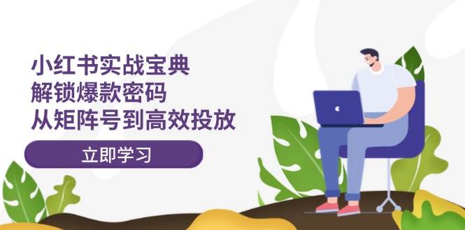 小红书实战宝典：解锁爆款密码，从矩阵号到高效投放-靠谱项目库