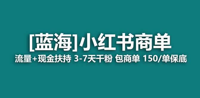 最强蓝海项目，小红书商单！长期稳定，7天变现，商单分配，月入过万-靠谱项目库
