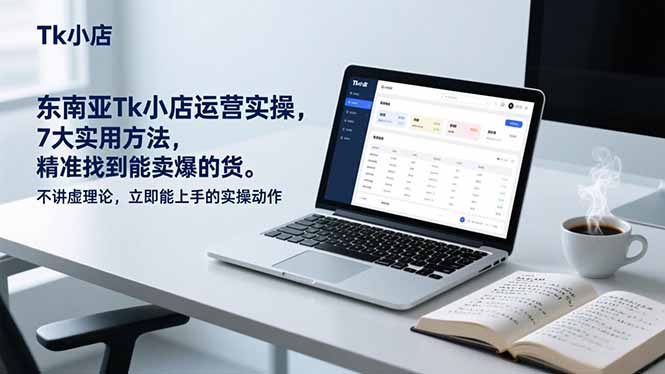 （17041期）东南亚Tk小店运营实操，7大实用方法，精准找到能卖爆的货。不讲虚理论，立即能上手的实操动作-靠谱项目库