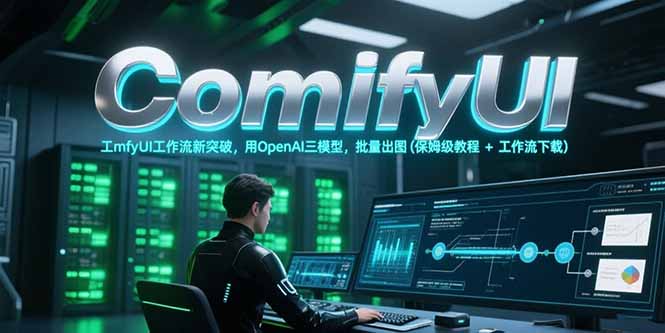 （15191期）ComfyUI工作流新突破，用OpenAI三模型，批量出图(保姆级教程+工作流下载)-靠谱项目库