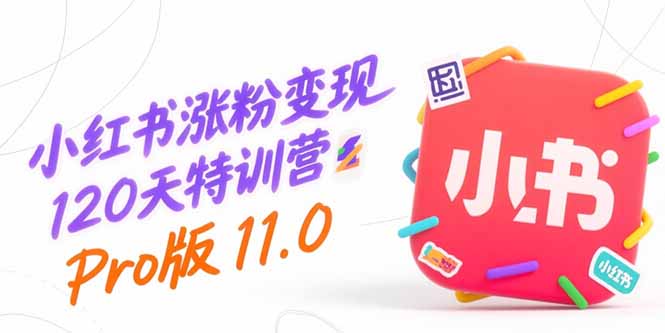 （15432期）小红书涨粉变现120天特训营Pro版11.0：从0到1掌握平台运营,内容制作和变现-靠谱项目库