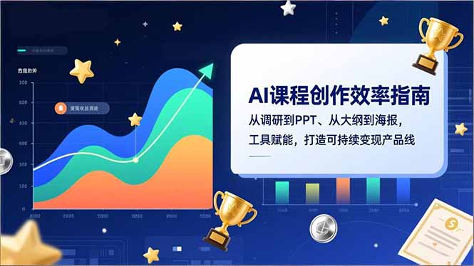 （16947期）AI课程创作效率指南，从调研到PPT、从大纲到海报，工具赋能，打造可持续变现产品线-靠谱项目库