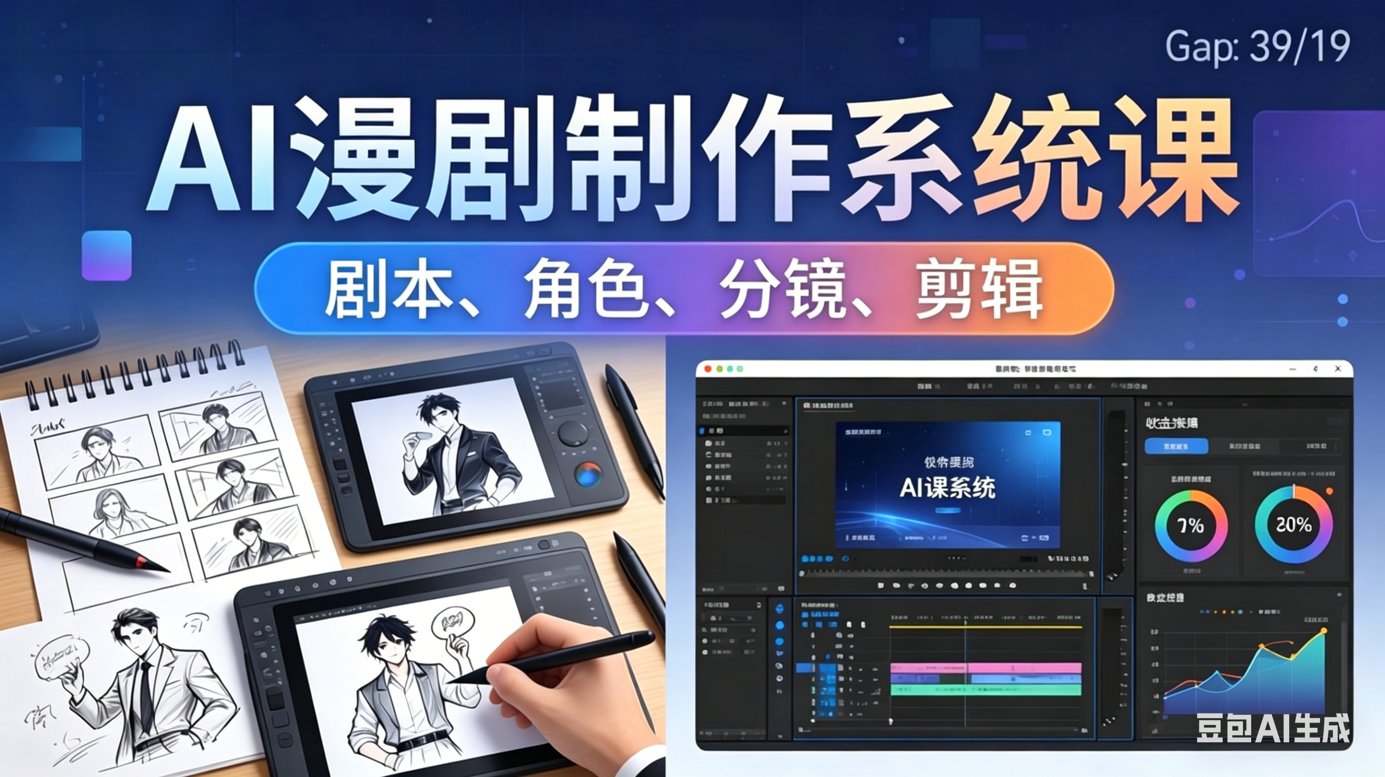 （18006期）AI漫剧制作系统课：0基础从0到1学会AI制作，掌握剧本、角色、分镜、剪辑全套技能，轻松做号变现-靠谱项目库
