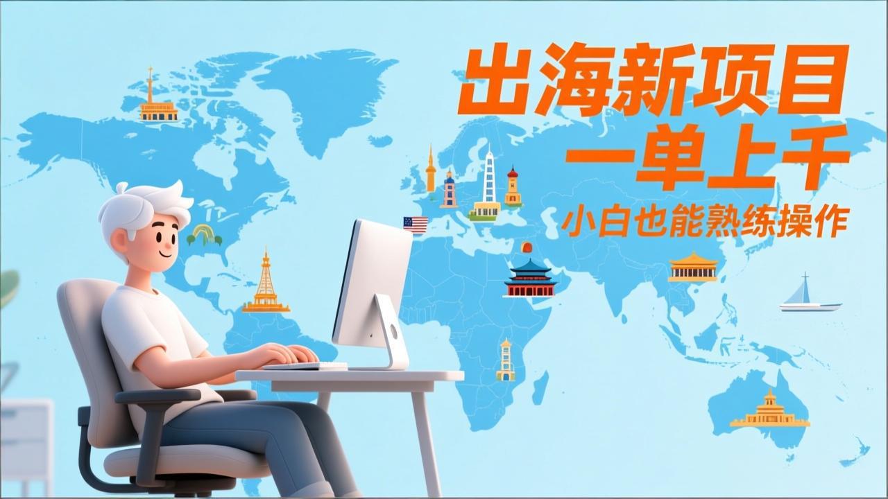 （17534期）出海新项目，一单上千，小白也能熟练操作-靠谱项目库