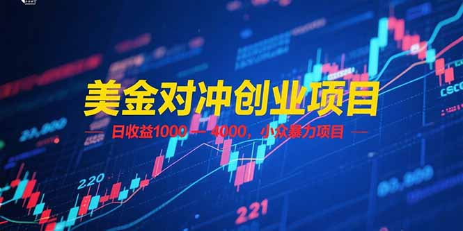 （15187期）美金对冲创业项目，日收益 1000 – 4000，小众暴力项目-靠谱项目库