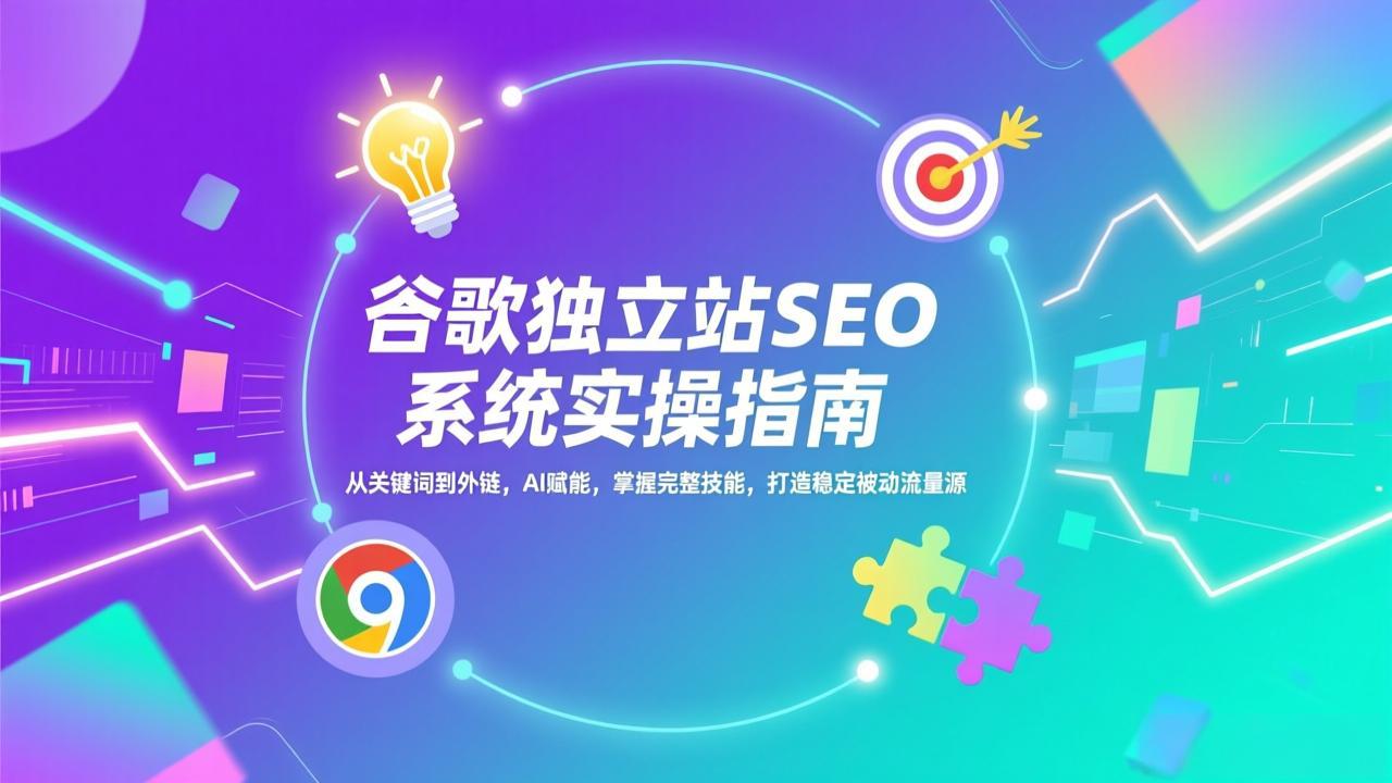 （17263期）谷歌独立站SEO系统实操(更新)：从关键词到外链，AI赋能，掌握完整技能，打造稳定被动流量源-靠谱项目库