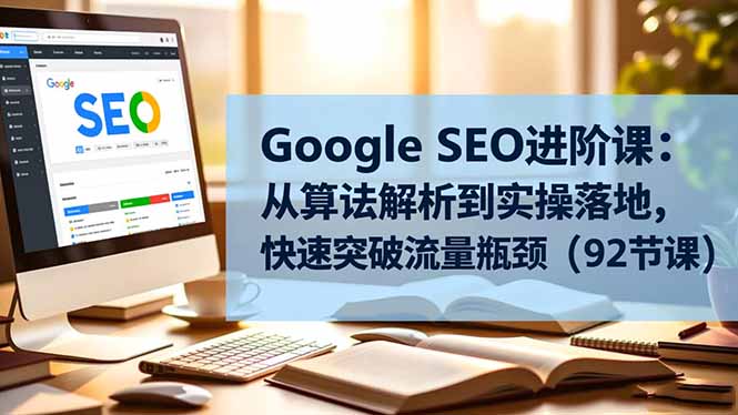 （16576期）Google SEO进阶课：从算法解析到实操落地，快速突破流量瓶颈（92节课）-靠谱项目库