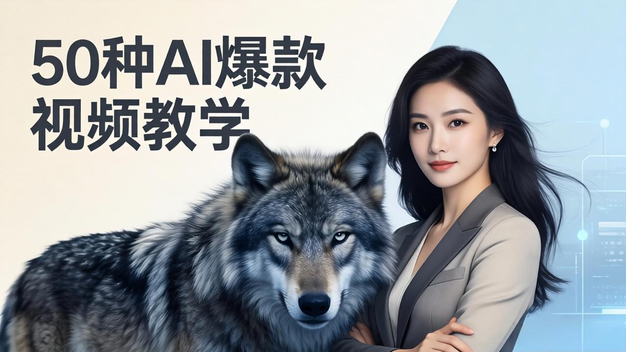 （17815期）50种AI爆款视频教学：影视级古诗词+治愈萌宠+山海经蛟龙，高阶宝典商业落地-靠谱项目库