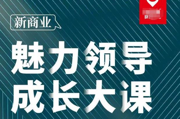 张琦·新商业魅力领导成长大课2023新版，高效管理必修课（30节）-靠谱项目库