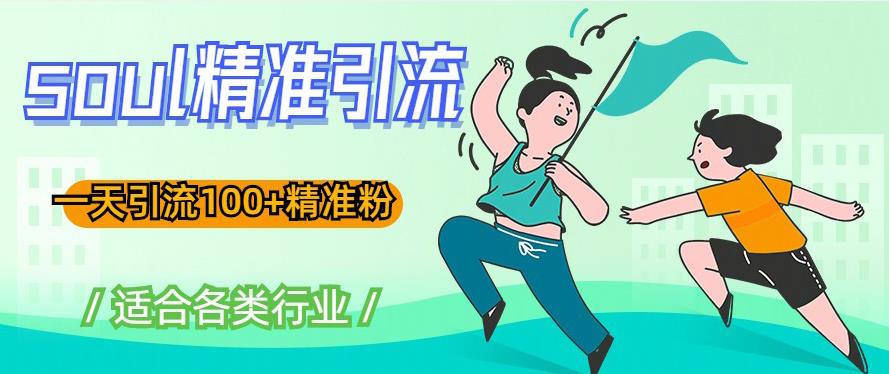 soul精准引流系列课程，一天引流100+精准粉，适合各类行业-靠谱项目库