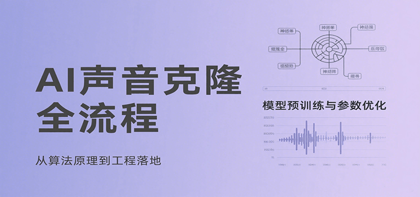 AI声音克隆全流程，基础概念到实战应用，3秒极速声音复刻、模型预训练、云端部署等-靠谱项目库