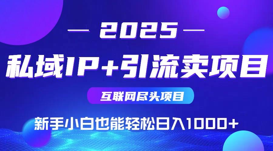 （14613期）私域IP+卖项目，普通人小白也能轻松实现日入1000+-靠谱项目库