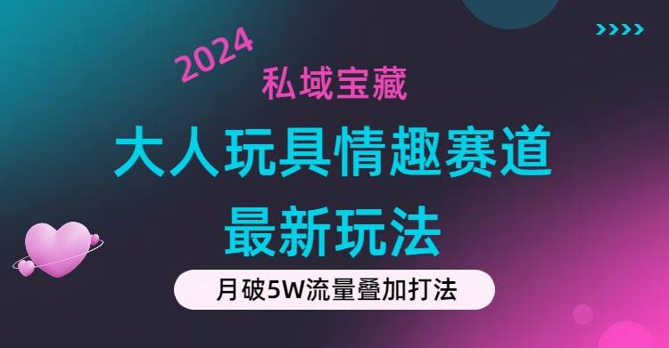 （11541期）私域宝藏：大人玩具情趣赛道合规新玩法，零投入，私域超高流量成单率高-靠谱项目库