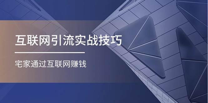 互联网引流实操技巧(适合微商，吸引宝妈)，宅家通过互联网赚钱（17节）-靠谱项目库
