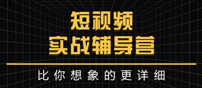 达人队长:短视频实战辅导营，比你想象的更详细-靠谱项目库