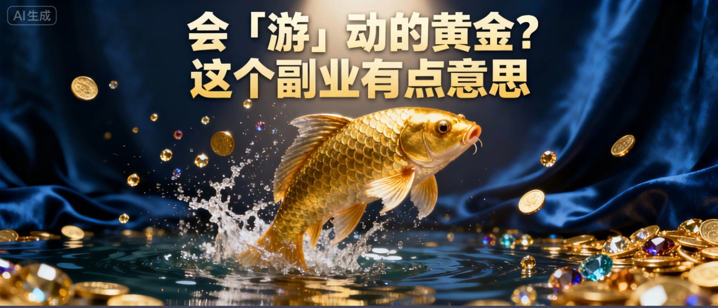 单号月销1.5W+！AI“凭空造鱼”带货新玩法，小白3分钟出一个爆款视频-靠谱项目库