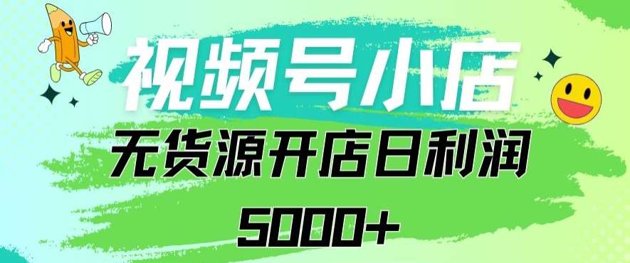视频号无货源小店从0到1日订单量千单以上纯利润稳稳5000+【揭秘】-靠谱项目库