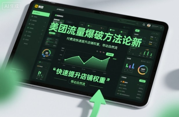 美团流量爆破方法论，付费流快速提升店铺权重，带动自然流-靠谱项目库