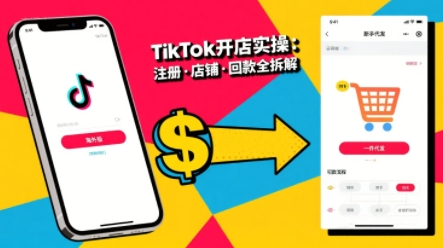 TikTok从开店到投流的进阶课，从基础实操到高阶技巧一网打尽-靠谱项目库