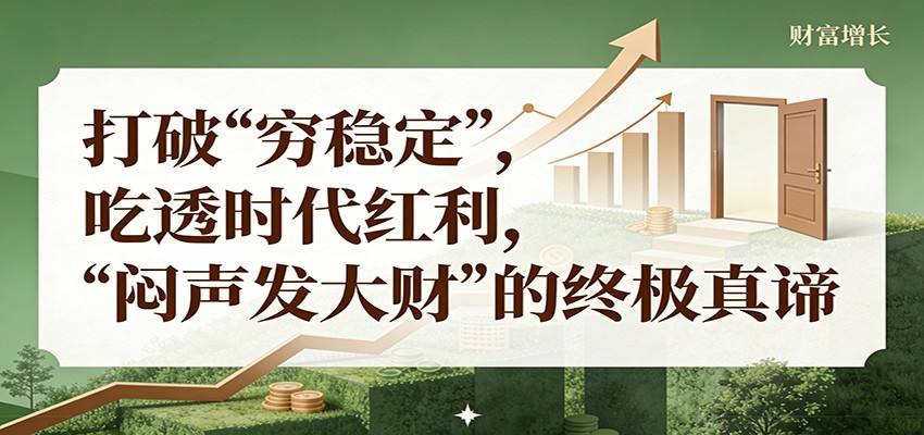 公众号付费文章《打破 “穷稳定”，吃透时代红利，“闷声发大财”的终极真谛》-靠谱项目库