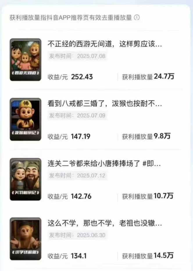图片[3]-潮式无厘头抖音变现课，独创工业化生产流程，单号月收益2万+-靠谱项目库