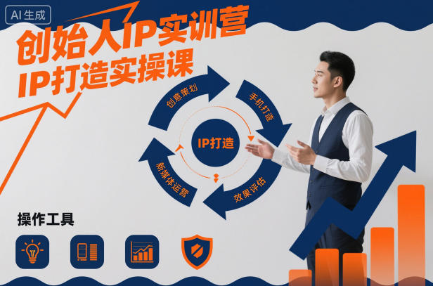 创始人IP实训营，IP打造实操课-靠谱项目库