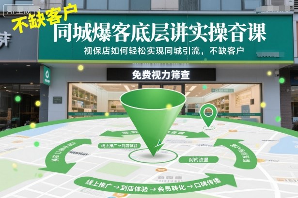 同城爆客底层实操课，视保店如何轻松实现同城引流，不缺客户！-靠谱项目库