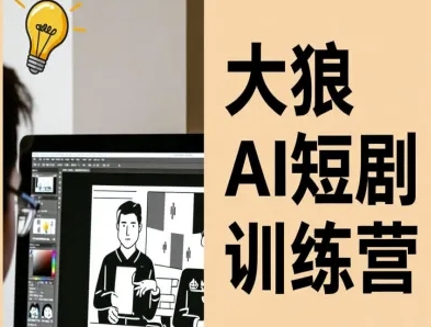 大狼AI短剧训练营-短剧课程（更新中）-靠谱项目库
