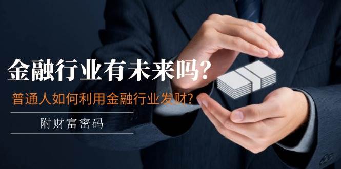公众号付费文章：金融行业有未来吗？普通人如何利用金融行业发财?(附财富密码)-靠谱项目库