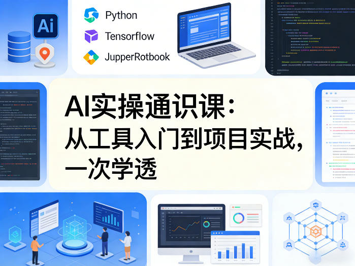 AI实操通识课，从工具入门到项目实战，一次学透-靠谱项目库