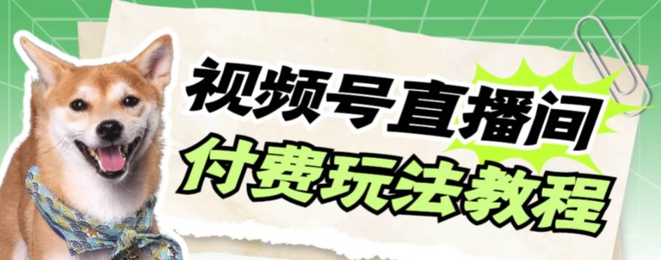 （7660期）视频号美女付费无人直播，轻松日入500+【详细玩法教程】-靠谱项目库