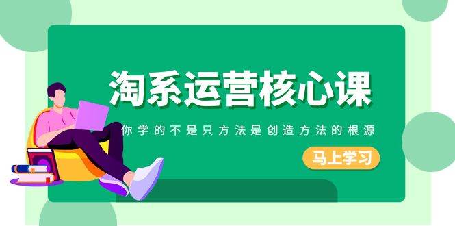 淘系-运营核心课，你学的不是只方法是创造方法的根源（190节课）-靠谱项目库