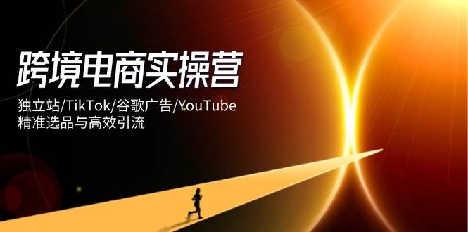 （14419期）跨境电商实操营：独立站/TikTok/谷歌广告/YouTube，精准选品与高效引流-靠谱项目库