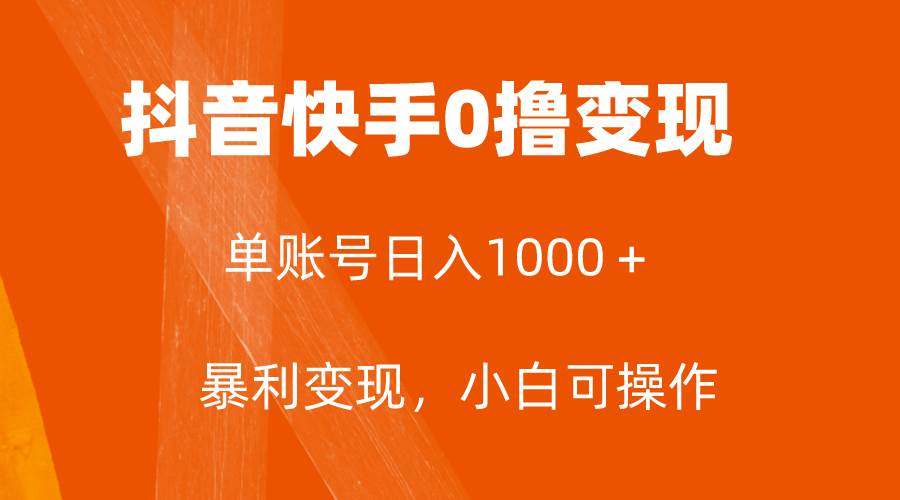 （7993期）全网首发，单账号收益日入1000＋，简单粗暴，保底5元一单，可批量单操作-靠谱项目库