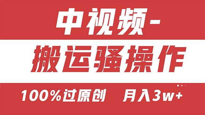 【中视频新思路】双重去重100%过原创，无脑搬运一键多渠道发布，一人可...-靠谱项目库