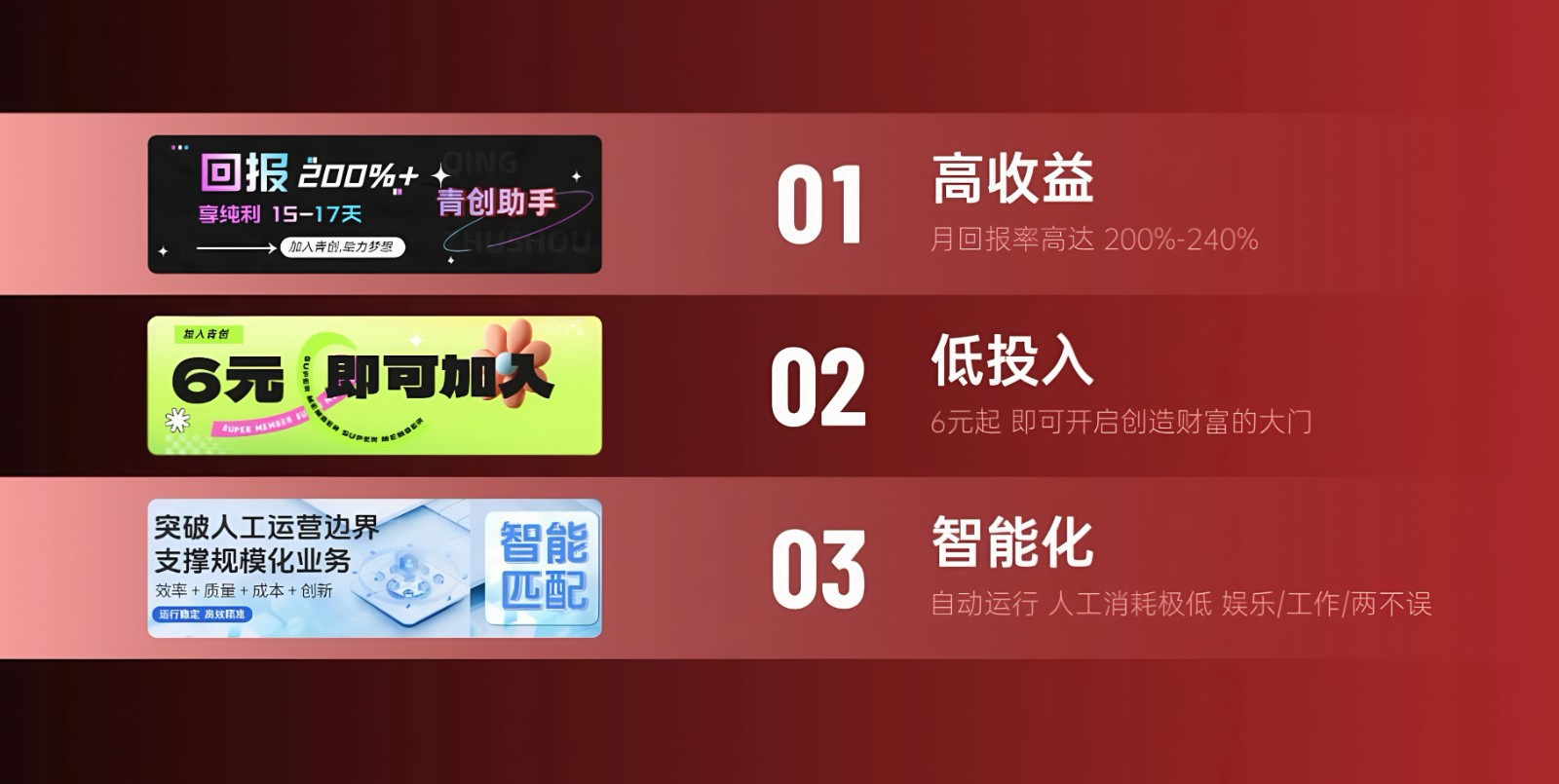 图片[2]-青创助手0门槛副业！每天手机挂机4小时日赚300+！无套路！-靠谱项目库