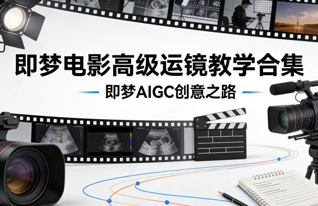 即梦电影高级运镜教学合集，即梦AIGC创意之路-靠谱项目库