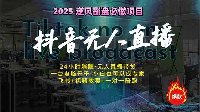 （14539期）抖音无人直播新风口：轻松实现睡后收入，一人管理多设备，24小时不间断…-靠谱项目库