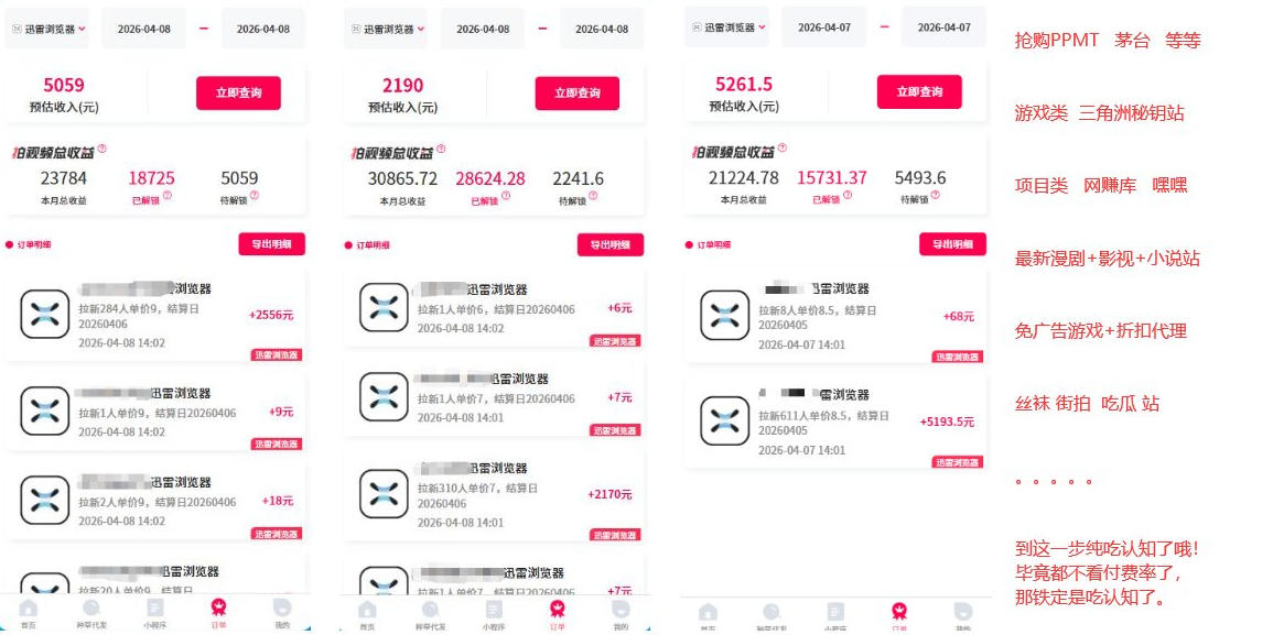 图片[2]-迅雷浏览器项目2.0_拆个大佬周1W的打法-靠谱项目库