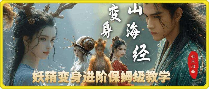 云天AI山海经变身视频教程，妖精变身进阶保姆级教学-靠谱项目库