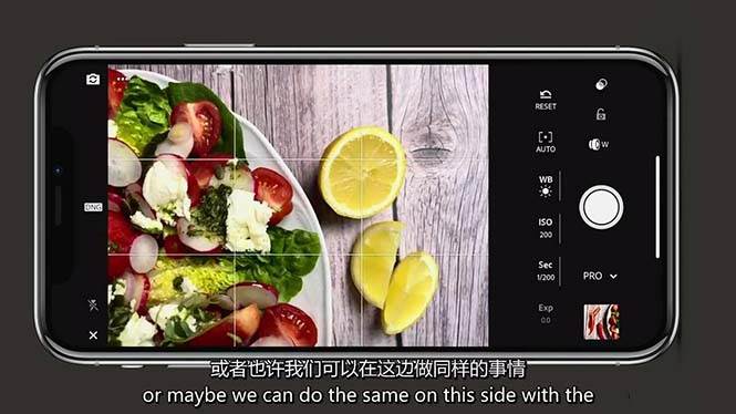 iPhone 美食摄影-掌握美食摄影造型-构图和编辑艺术-21节课-中英字幕-靠谱项目库