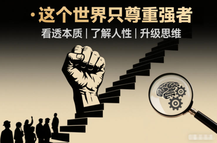 开悟1.0：这个世界只尊重强者，看透本质-了解人性-升级思维-靠谱项目库