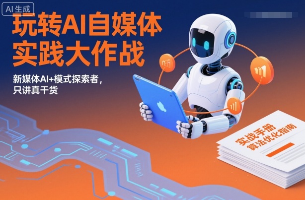 玩转AI自媒体实践大作战，新媒体AI+模式探索者，只讲真干货-靠谱项目库