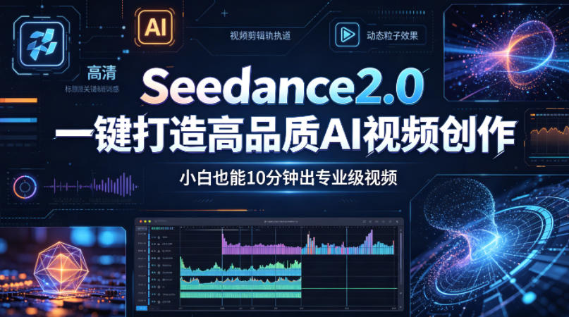 Seedance2.0一键打造高品质AI视频创作，小白也能10分钟出专业级视频-靠谱项目库